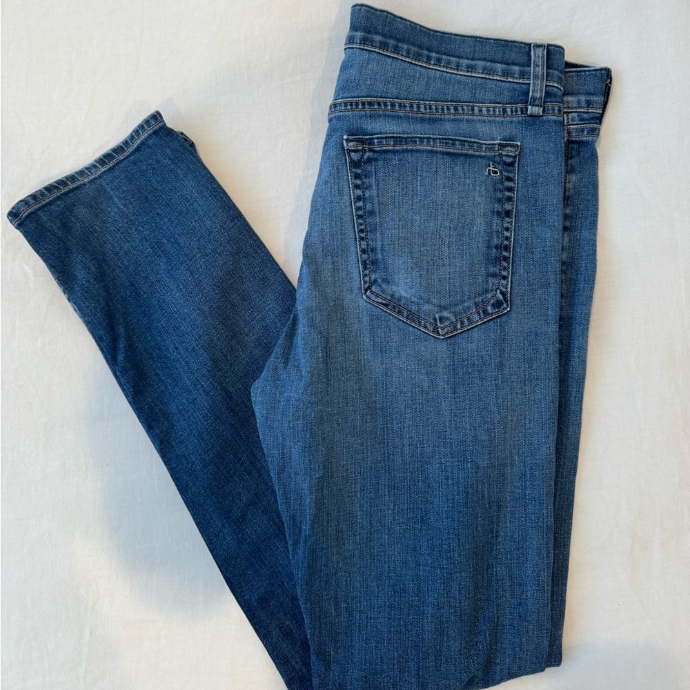 Rag & Bone Fit 2 Slim Jeans 32 Medium Wash Stretch Denim
